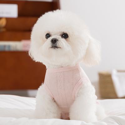 Frühling und Sommer Teddy als Bär kleine und mittelgroße Hunde, Kätzchen, Welpen, Bauchschützer können vierbeinige Kleidung geschnitten werden, Haustierhundekleidung