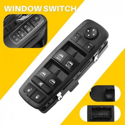 Front Left Black Window Switch Fit Jeep Cherokee 2014 2015 2016 2017 Plastic EXV