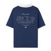 Skechers Comfortable Skin-Friendly Versatile Short Sleeve Nautical Style Polo Shirt Women Tops Navy-Blue L225W115-00DU