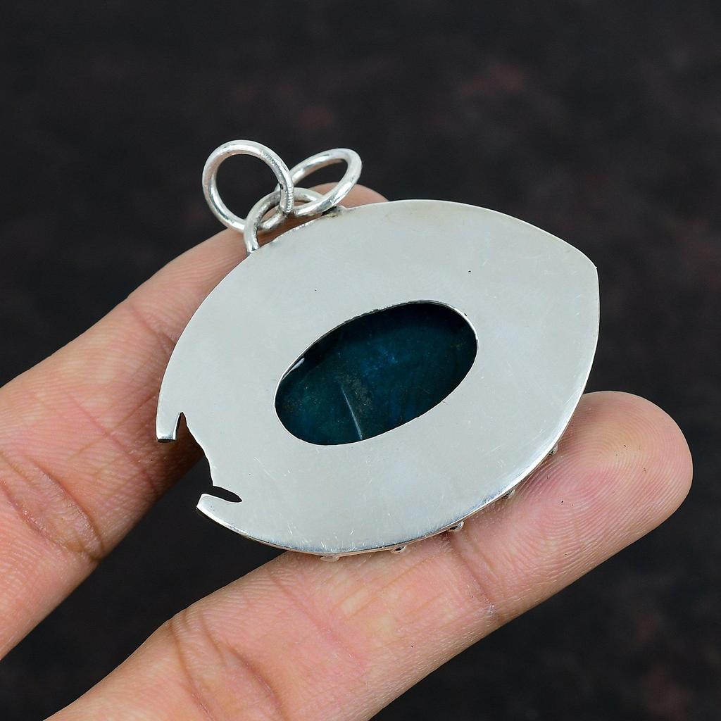 Neon Flash Labradorit Anhänger Edelstein Schmuck 925 Sterlingsilber Anhänger Handgefertigter Anhänger Statement Anhänger Hochzeitsschmuck Geschenke Für Ihn