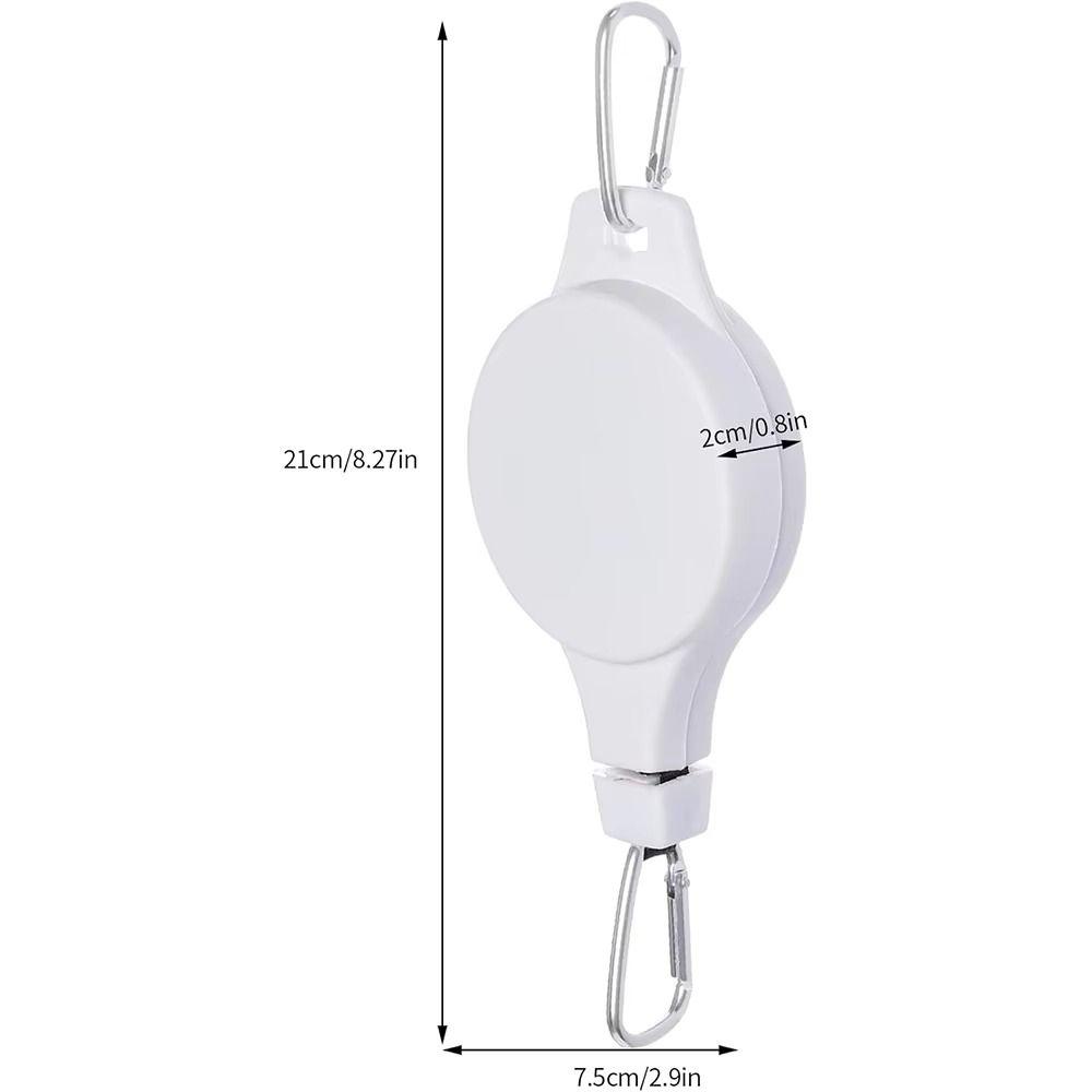 Retractable Flower Pot Hook Plastic Potted Hanger Flower Basket Lifting Hooks  Yard