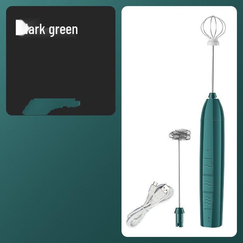 ZISIZ 3-Speed Handheld Electric Milk Frother & Whisk