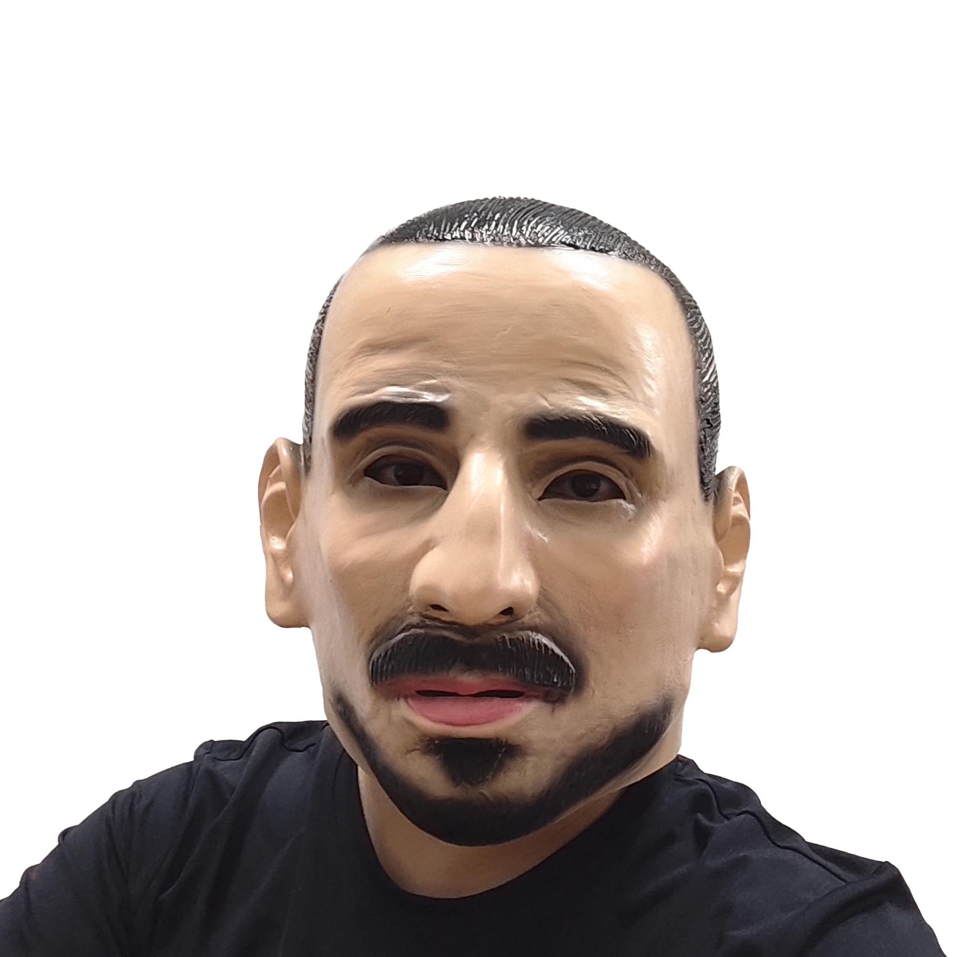 

Социальный брат латексная маска, реквизит для вечеринки One size бежевый