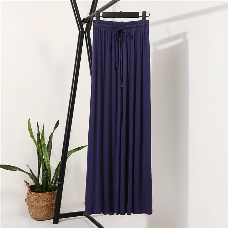 

Женские брюки с высокой талией из ледяного шелка, широкие M 80-100 jin