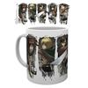 Tasse - attack on titan - saison 2 - 30 cl - compatible lave-vaisselle - blanc