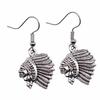 Ankh Cross Dangle Earrings Ancient Egyptian Symbol Drop Earrings Gothic Occult Themed Jewelry