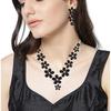 Jewellery Sets for Women Crystal Choker Necklace Jewellery Set with Earrings For Girls/Women
