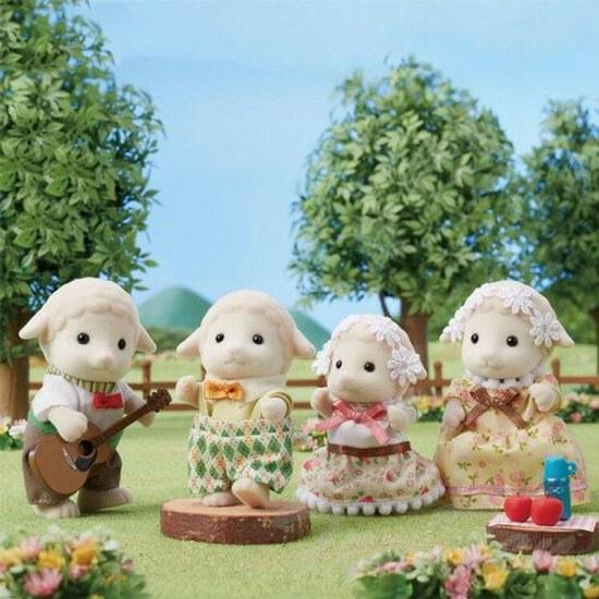 Entry P10 times Sylvanian Families Sheep Family Doll FS-42 Toy Dollhouse EPOCH