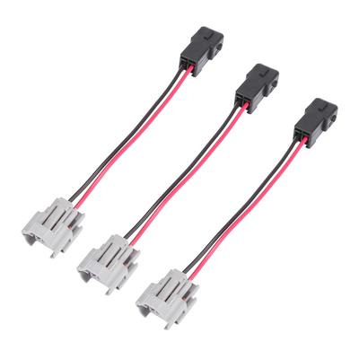 X AUTOHAUX Auto Einspritzdüsenadapter Kabelverbinder Stecker Buchse auf Stecker für EV1 3 Stück