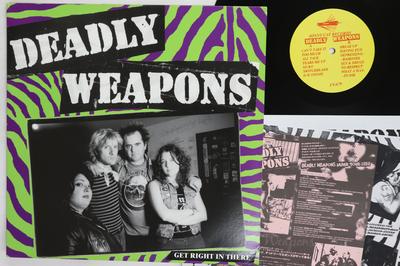 12inch Record DEADLY WEAPONS  Get Right In There FY679 JONNY CAT 2004 US Rock Used