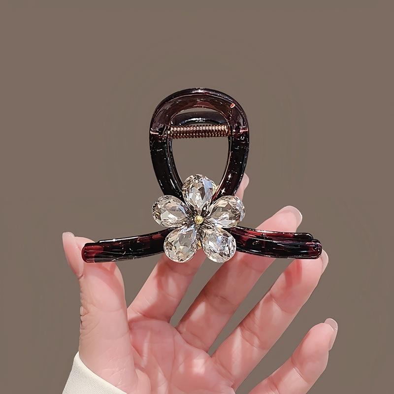 Nouvelle Pince à Cheveux Fleur Pour Femmes Élégante Style Chinois Magnolia Feuille de Bambou Fleur de Pêcher Pinces à Cheveux Été Plage Griffes de Requin