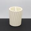 Modern Black and White Striped Ceramic Lotion Bottle Shampoo Pump Dispensing Bottle Rinsing Cup Soap Dishes Bathroom Accessories