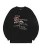 KIRSH Love New Cultures Wording Sweatshirt [Black]
