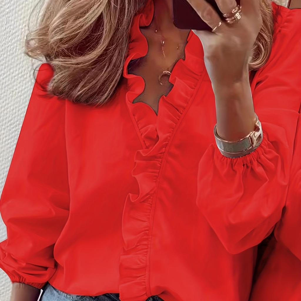 YYFS Damesmode Casual Zomer Lente Blouses & Shirts Lange Mouw