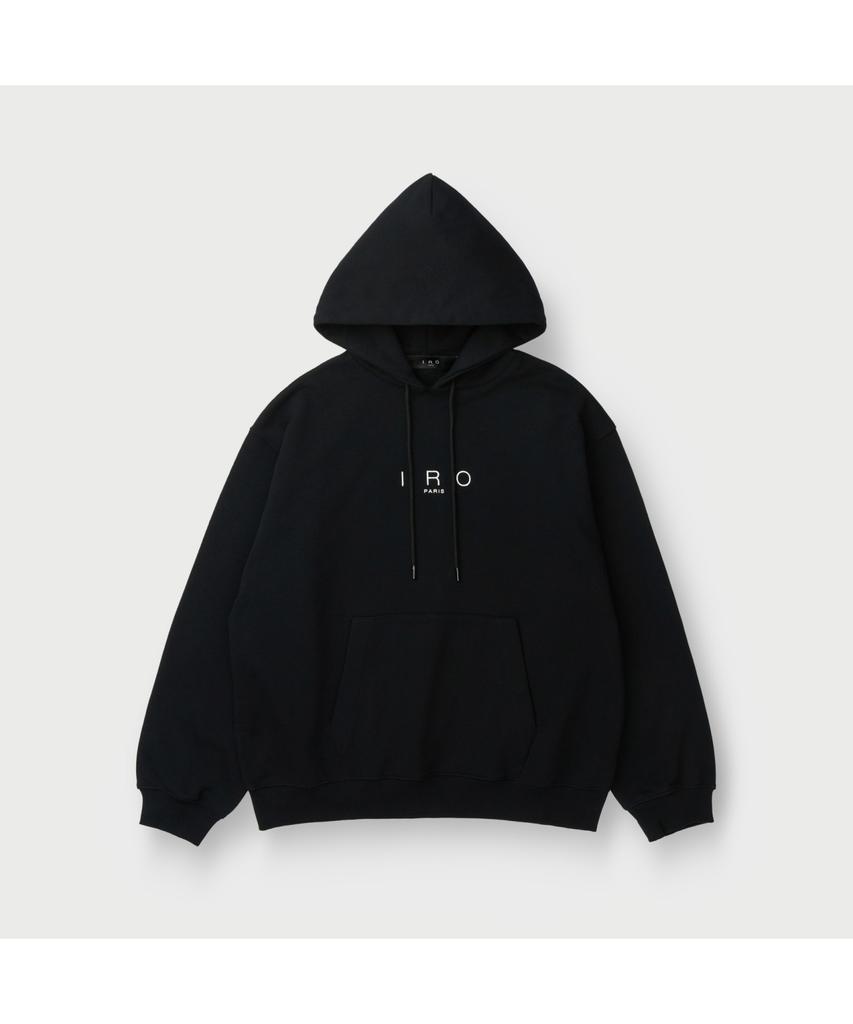 IRO Vessels Basic Logo Embroidered Sweat Hoodie Iqtsx26751Bkx