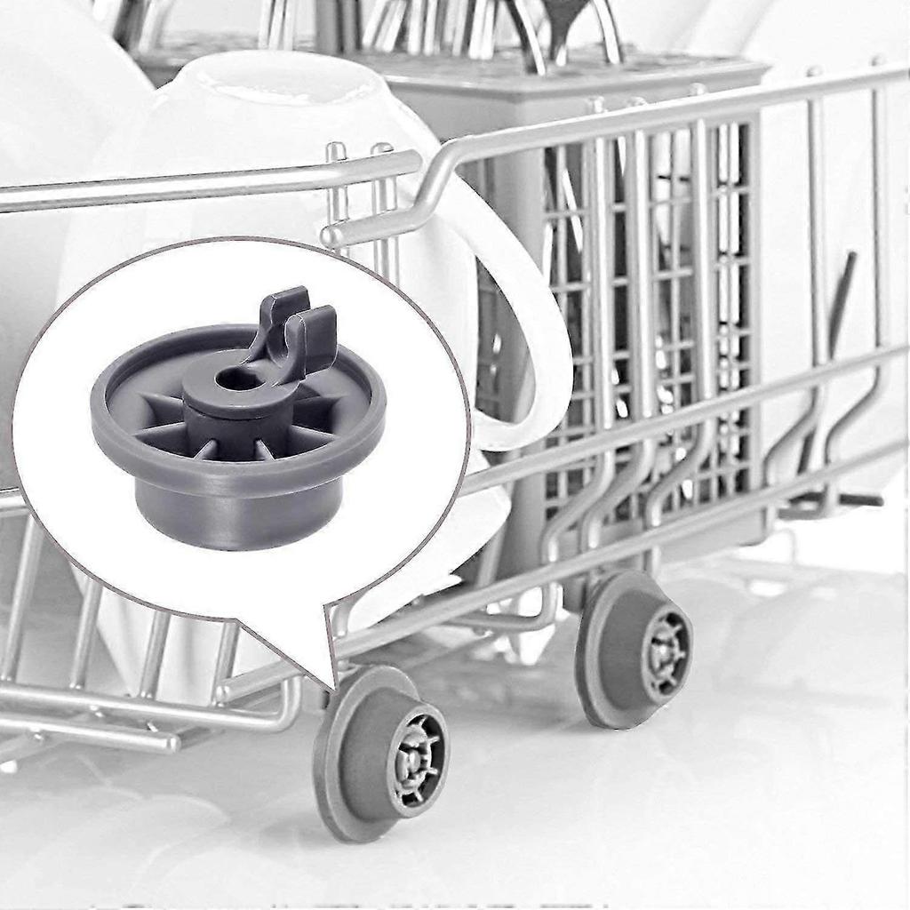 4-Piece Dishwasher Loading Wheels - Compatible with Bosch, Siemens, and Neff - Part Numbers 165314 and 420198 - For Basket and Slide,zxl