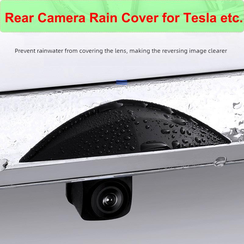Car Rear Camera Rain Cover for Tesla Model 3 Y Automobile Rear Camera Rain Protector Shield Waterproof Protection Accessories
