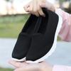 Women's Flying Weaving Shallow Mouth Women's Shoes Casual Breathable Flat Bottom Single Shoes Mesh Four Seasons Shoes Large Size Sleeve Lazy Shoes