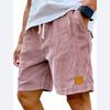 Herren Retro Modische Schnür-Freizeitshorts Mit Sorgfältig Entworfenen Taschen, Leichter Stretchstoff