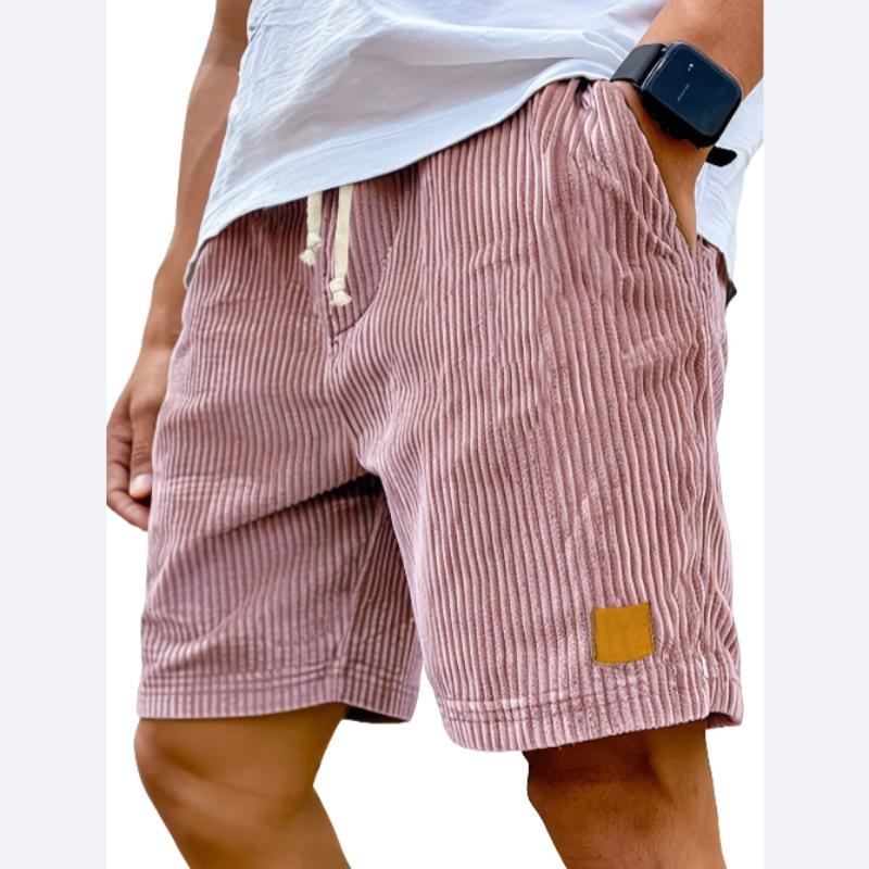 Herren Retro Modische Schnür-Freizeitshorts Mit Sorgfältig Entworfenen Taschen, Leichter Stretchstoff
