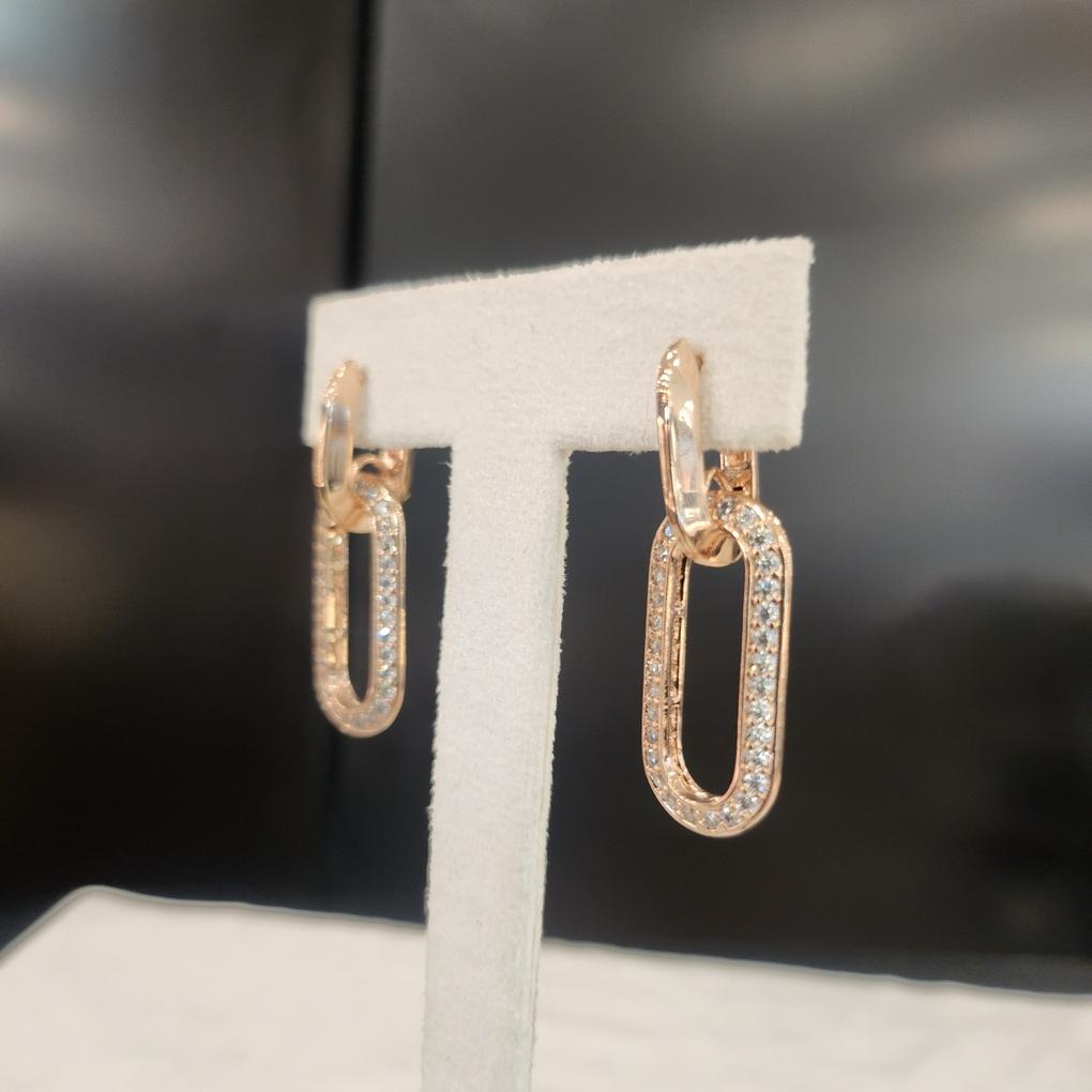 ARTRIA Double Round E One-Touch Earrings APSERIN0004PKF