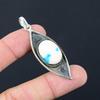 Natural Santa Rosa Turquoise Gemstone Pendant 925 Sterling Silver Indian Jewelry