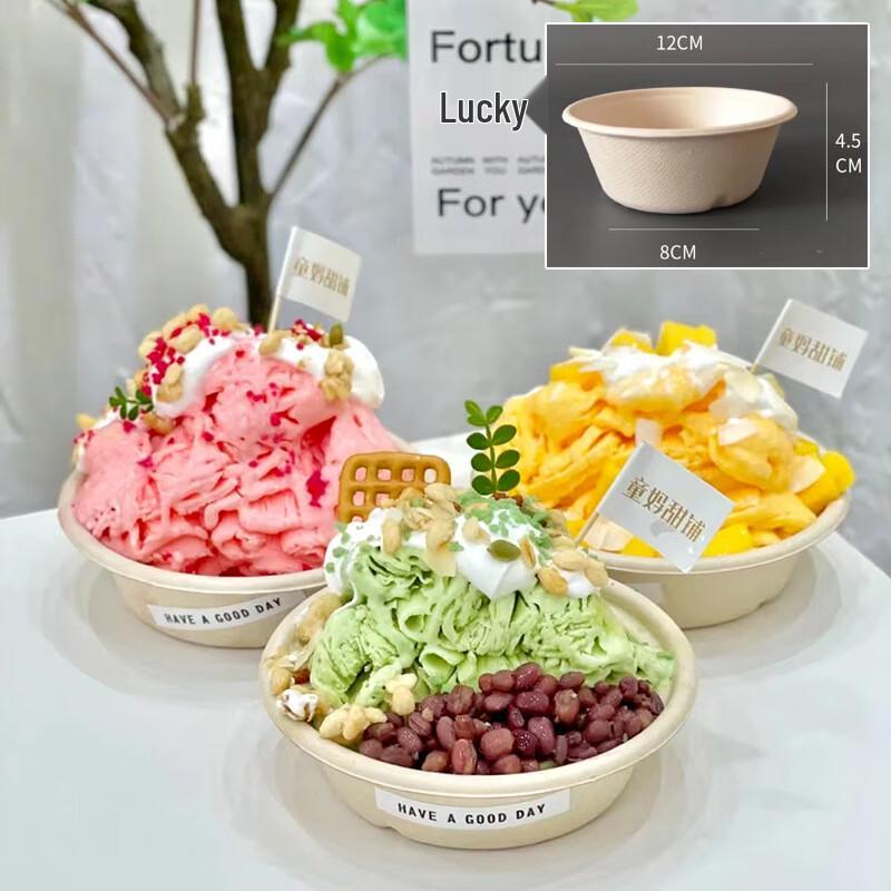 Disposable Shaved Ice & Dessert Bowls