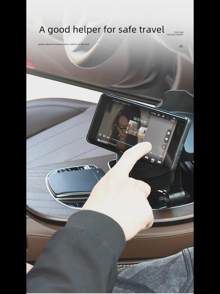 Universal Multifunctional Car Cup and Tray Holder