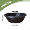 Rubber feed Pan Horse Feeder Basin Heavy Duty Large Dog Bowl 8 Quart for Small Animal