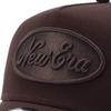 [New Era] New Era Mesh Cap 9FORTY A-Frame Trucker 14721094 N839AF173 Burntwood Brown FREE Tonal Color ONSPOTZ Exclusive Men's Women's Hat 9FORTY