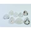 Natural Black Rutile Pear Cabochon Loose Gemstone 8Pcs Lot 236Cts. C-1918