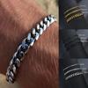 9 Styles Cuban Chain Link Bracelet For Men 3/5/7mm Adjustable Hiphop Rock Outdoor Cool Biker Motorcycle Accessories Punk Pulsera