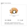 Women Double‑Sided 3D Floral Wreath Headband Elegant Hanfu Hair Accessories for Daily Wear Photo Shooting