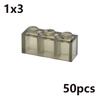 MOC Transparent Thick Building Blocks Figures 1x1 1x2 2x2 2x4 Dots Clear Brick Compatible Brand Educational Creative Toy for Kid