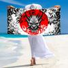 Samurai Print Beach Towel, Large Soft Quick Dry Towel for Beach Camping Swimming