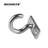 Stainless Steel 304 Marine Hook: Flat Plate, Curved, Question Mark, Ceiling Fan, Coat, and Hat Hook