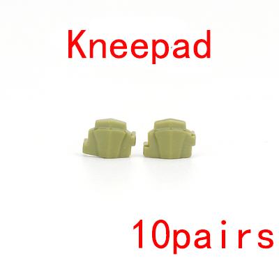MOC Military Building Blocks Accessories Figure Soldier Ninja Helmet Toy Hat Mini Brick Scarf Mask Knee Pads Gift Toys X027