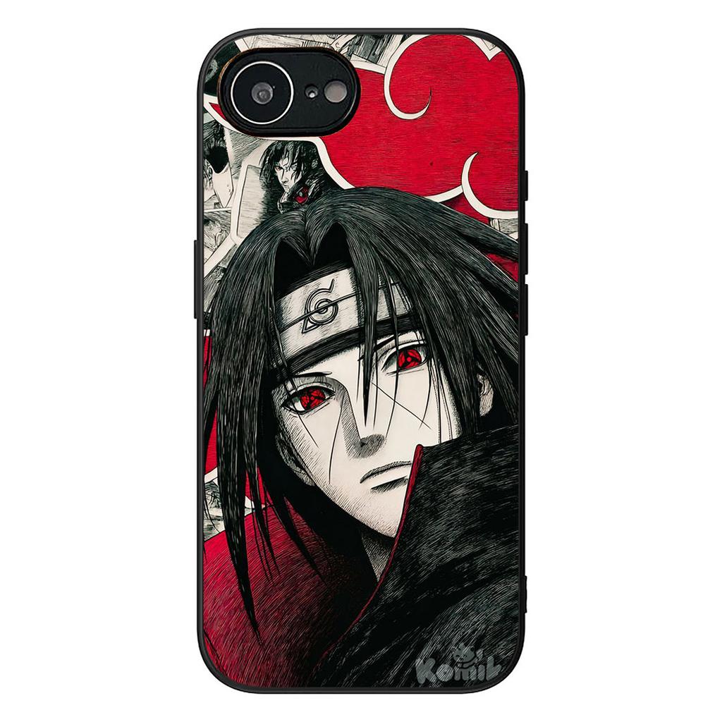 Uchiha Sasuke Naruto Akatsuki Phone Case for Samsung Galaxy S25 Edge S24 S23 FE Plus Ultra A16 A15 A55 A57 5G Protective Cover