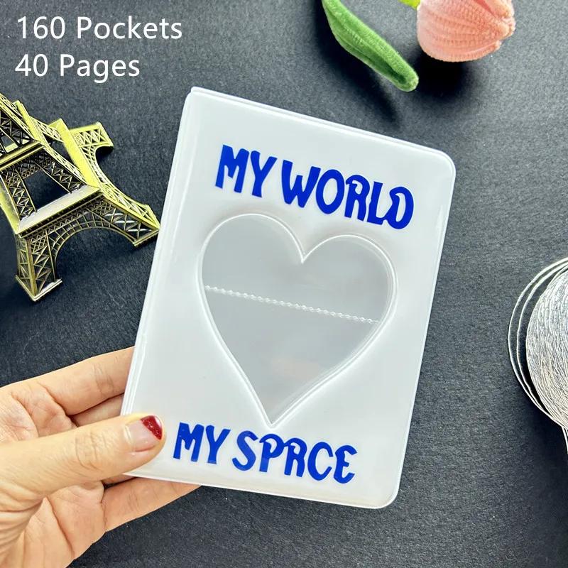 3 inch 64/160 Pockets Mini Photo Album Cartoon Album Photo Holder Book Collect Kpop Album De Fotos Kpop Photocard Binder