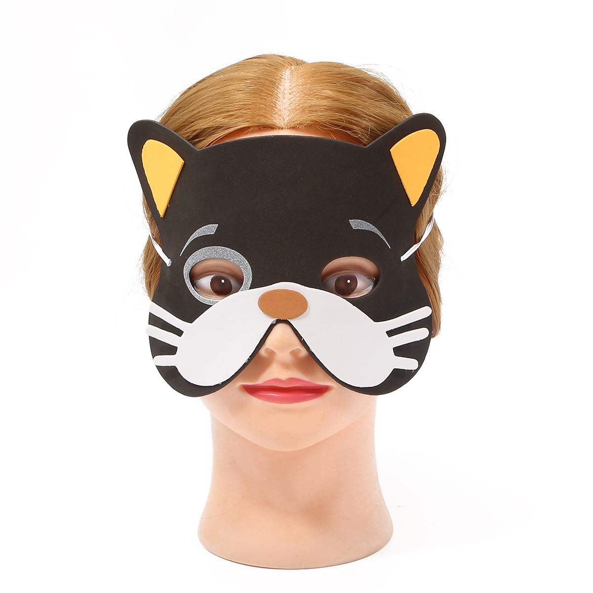 

Маски для лица животных, маски для вечеринки с мультяшными животными, фетровая маска с животными джунглей для лесных тематических костюмов на Хэллоуин, поставки