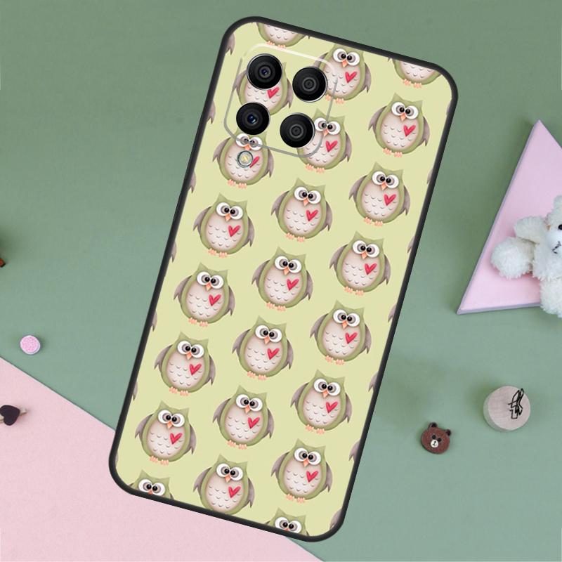 

Owl Pattern For Samsung Galaxy M20 M06 M16 M12 M13 M14 M15 M35 M55 M34 M54 M33 M53 M21 M31 M32 M52 Case Samsung M15