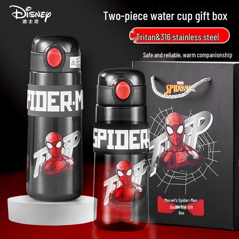 Disney Spider-Man Kids 316 Stainless Steel Dual-Use Thermos Set