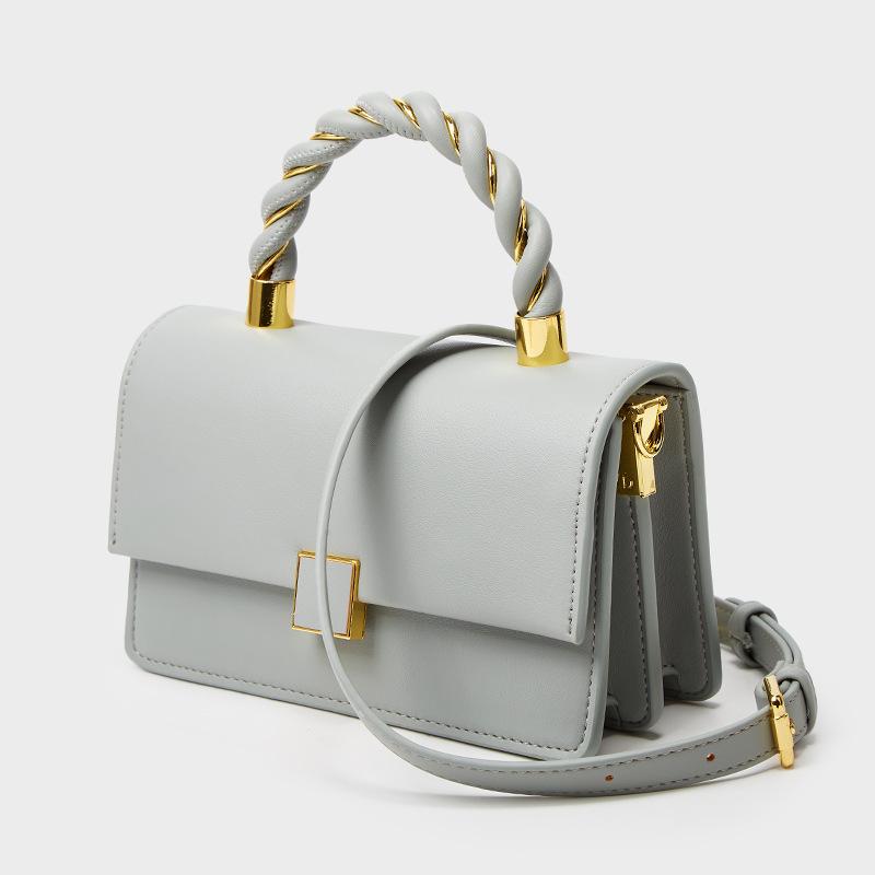 Summer Women's Bags Are Easy To Pair with Twisted Small Square Bags, Fashionable Socialite Handbags, and Single-shoulder Crossbody Bags