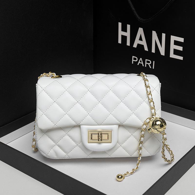 Bolso ligero de lujo para mujer, pequeño bolso con cadena y aroma a perfume, bolso bandolera de alta calidad para debajo del brazo.