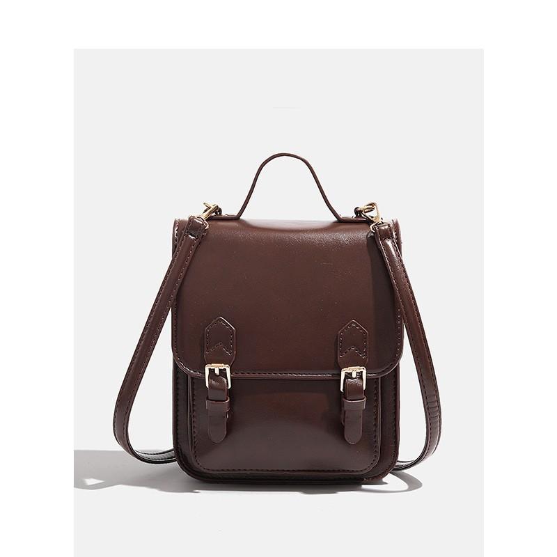 IELGY British Style Messenger Backpack All-Match College Multi-Purpose Backpack