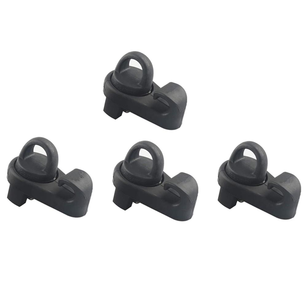 4Pcs Truck Bed Tie Down Hooks Deck Rail Pt278-35075 For Toyota Tacoma 2005-2023