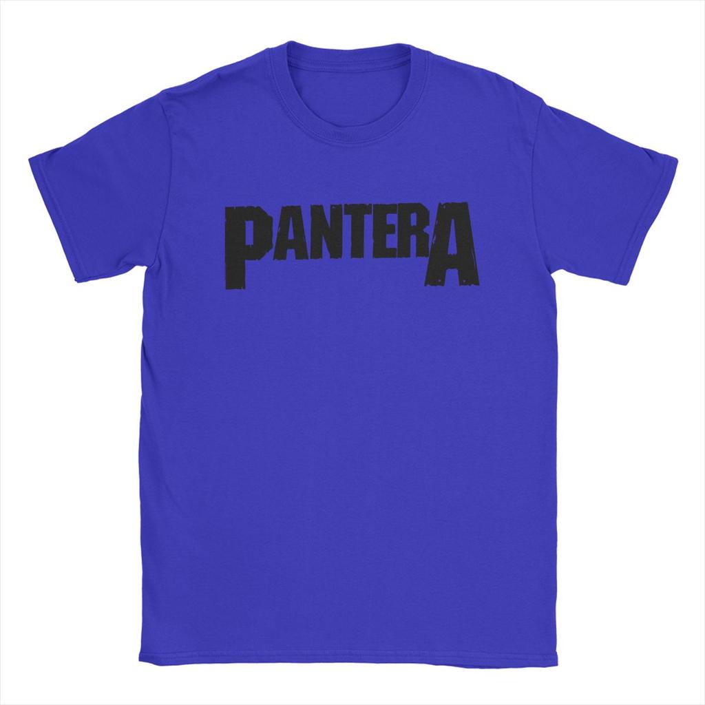 Men's Pantera Logo T Shirts Cotton Tops Cool Short Sleeve Crewneck Tee Shirt Plus Size T-Shirts