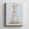 Llama In Meditation - Decorative Poster Llama In Meditation - Decorative Poster, 50X70 Cm, Gold Aluminum Frame, 230 Gsm Matte Paper