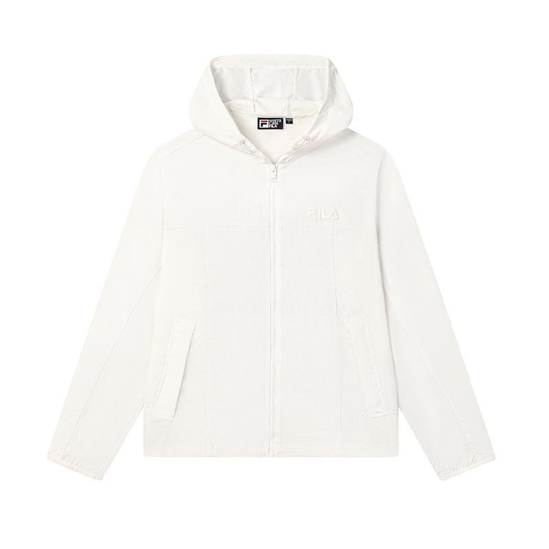 New FILA Jackets Coats Men's Heron White F11M518712F-WT