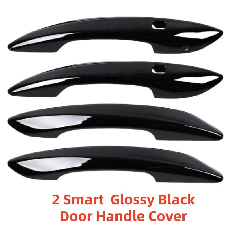 For Hyundai Sonata DN8     ABS plastic Car Modification Accessory Carbon Door Handle Cover Trim Paste Style